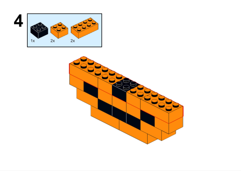 Lego discount pumpkin instructions